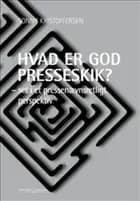 Hvad er god presseskik? af Sonny Kristoffersen