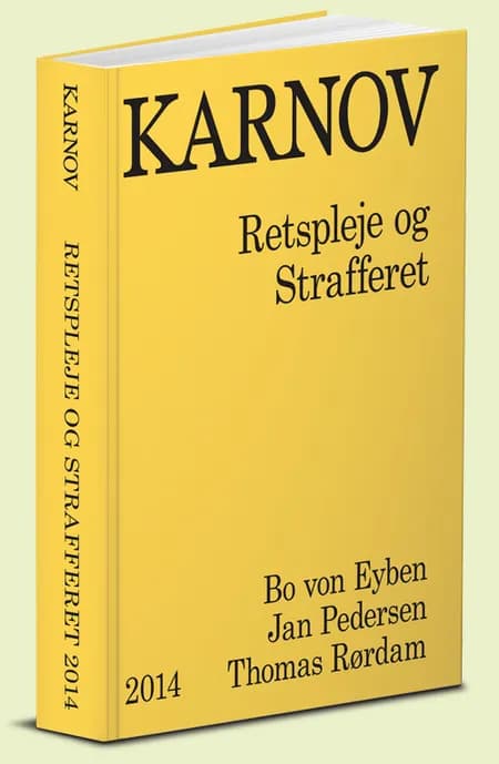 Karnov retspleje og strafferet af Jan Pedersen