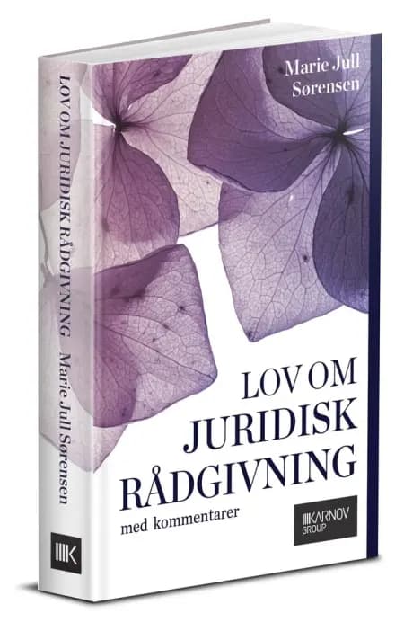Lov om juridisk rådgivning med kommentarer af Marie Jull Sørensen