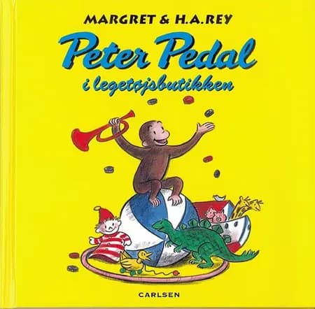 Peter Pedal i legetøjsbutikken af H.A. Rey