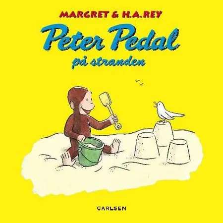Peter Pedal på stranden af H.A. Rey