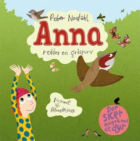 Anna redder en gråspurv af Peter Nordahl