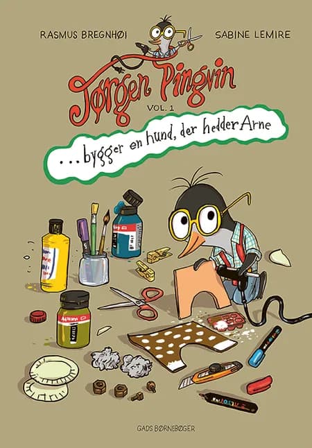 Jørgen Pingvin bygger en hund, der hedder Arne af Sabine Lemire