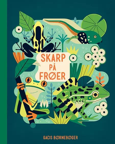 Skarp på frøer af Owen Davey