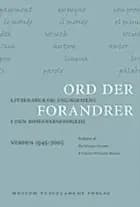 Ord der forandrer