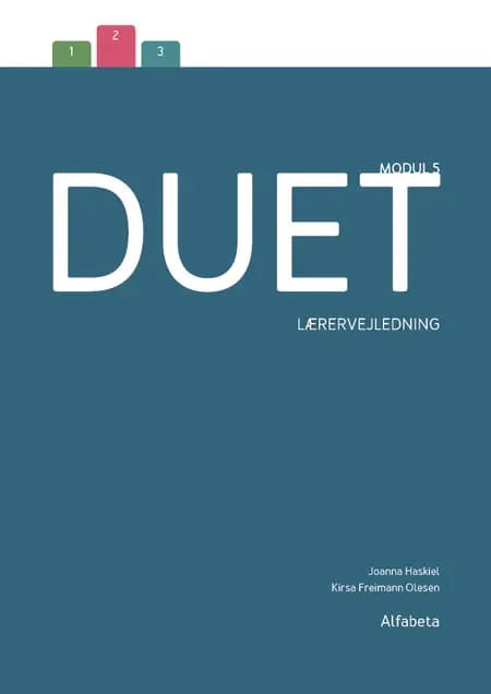 Duet 5, lærervejledning af Kirsa Freimann Olesen