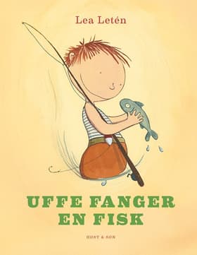 Uffe fanger en fisk af Lea Letén