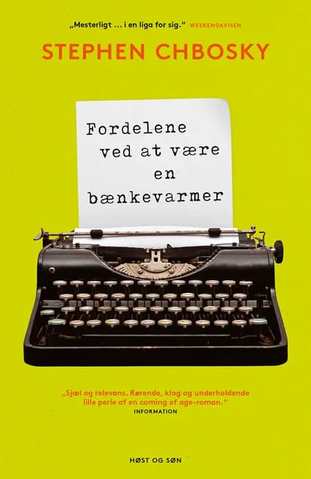 Fordelene ved at være en bænkevarmer af Stephen Chbosky