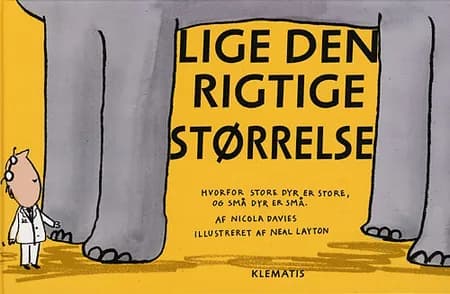 Lige den rigtige størrelse af Nicola Davies