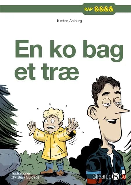 En ko bag et træ af Kirsten Ahlburg