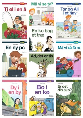 Rap Bogpakke 3 - Letlæsning for børn af Kirsten Ahlburg