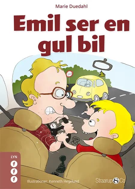 Emil ser en gul bil af Marie Duedahl