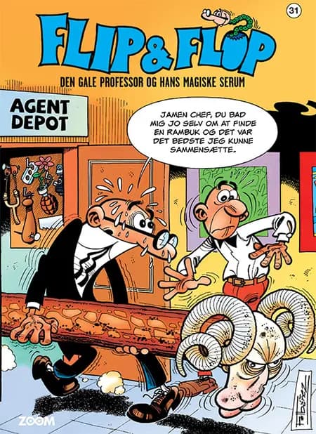 Den gale professor og hans magiske serum af F. Ibáñez
