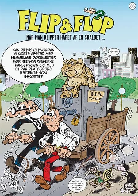 Flip & Flop 33: Når man klipper håret af en skaldet .... af F. Ibáñez