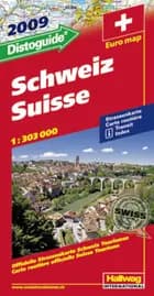 Hallwag, vejkort, Schweiz (m/ distoguide) - 2010