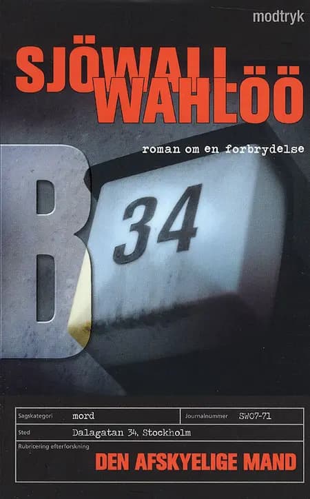 Den afskyelige mand af Per Wahlöö