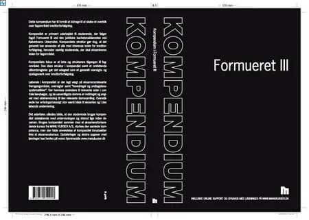 Kompendium i formueret III af Morten Frank