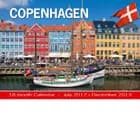 Copenhagen Calendar 2012-2013, 18 month calendar