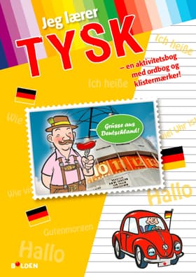 Jeg lærer tysk - med ordbog og stickers af Ole Comoll