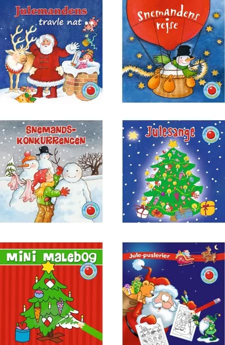 Julebøger 1-6 (display m/48 ass.) 