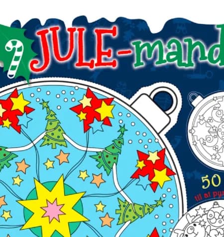 Jule-mandala: Blå 