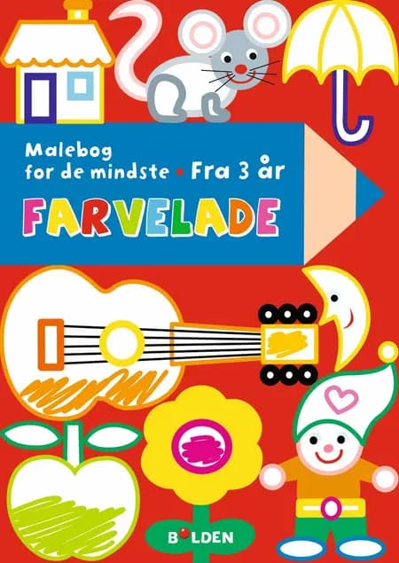 Farvelade - malebog for de mindste - fra 3 år 