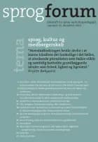 Sprog, kultur og medborgeskab