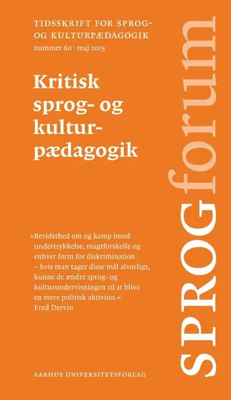 Kritisk sprog- og kulturpædagogik af Michael Svendsen Pedersen