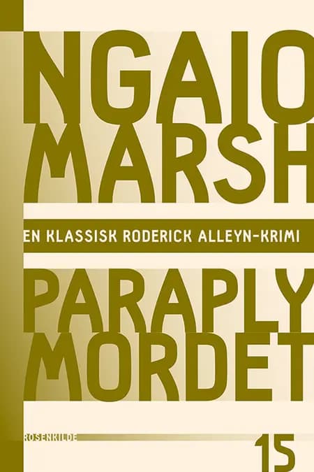 Paraplymordet af Ngaio Marsh