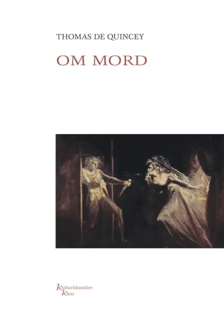 Om mord af Thomas de Quincey