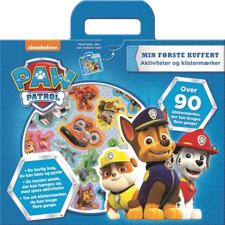 Nickelodeon Paw Patrol Min første kuffert m. hank af Karrusel Forlag