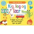 Skriv og visk ud - Kig, leg og lær (kuffert med 4 bøger og pen) 