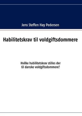 Habilitetskrav til voldgiftsdommere af Jens Steffen Hay Pedersen