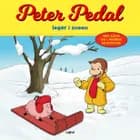 Peter Pedal leger i sneen 