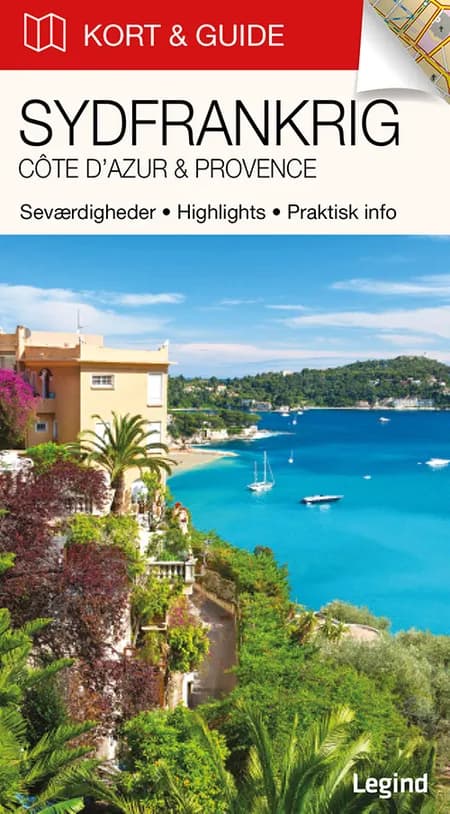 Kort & Guide - Sydfrankrig: Côte d'Azur & Provence af Eva Tangø-Brandt