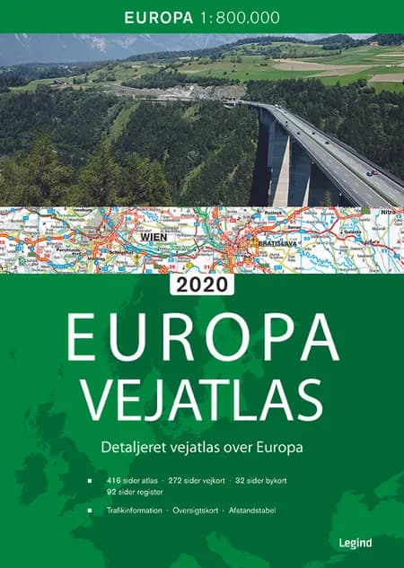 Europa Vejatlas 2020 