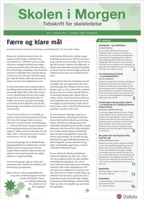 Skolen i Morgen. Nr. 5. Februar 2014. 17. årgang. Tema: Læringsmål af Bodil Nielsen