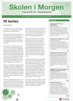 Skolen i Morgen. Nr. 2. Oktober 2013. 17. årgang. Tema: Folkeskolereformen af Per Fibæk Laursen