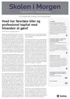 Skolen i Morgen. Nr. 3. November 2016. 20. årgang. Tema: Professionel kapital