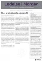 Ledelse i Morgen. Nr. 8. Maj 2017. 20. årgang. Tema: Ledelse af pædagogisk samarbejde