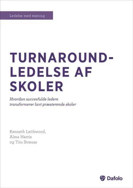 Turnaround-ledelse af skoler af Tiiu Strauss