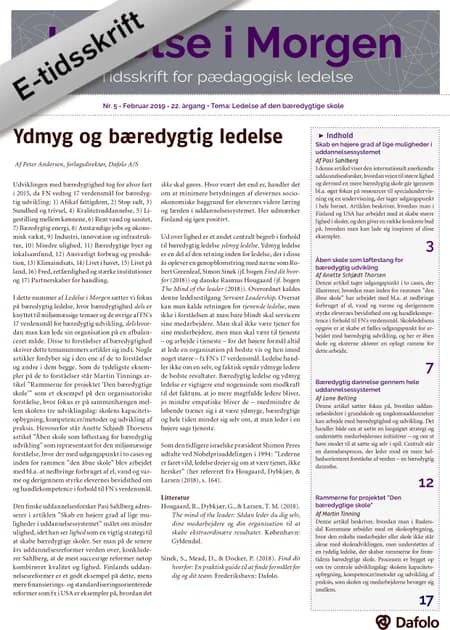Ledelse i Morgen Nr. 5. - Februar 2019 (E-tidsskrift, pdf) af Peter Andersen