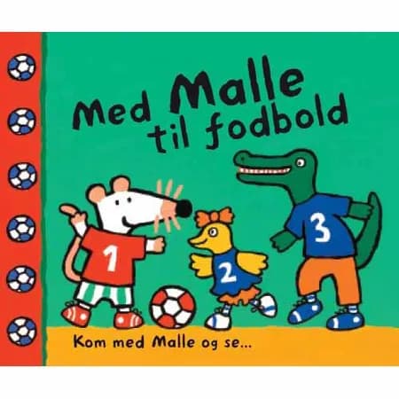 Med Malle til fodbold af Lucy Cousins