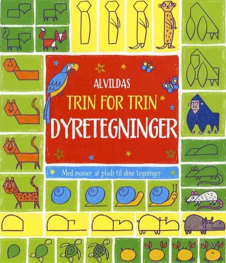 Alvildas trin for trin-dyretegninger 