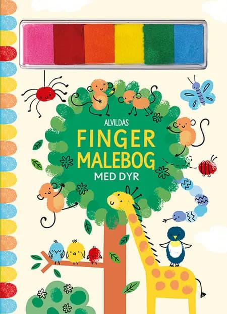 Alvildas fingermalebog med dyr 