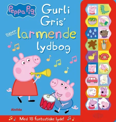 Gurli Gris' super-larmende lydbog (med 18 fantastiske lyde) 