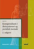 Kompendium i retssystemet og juridisk metode af Aqbal Amiri