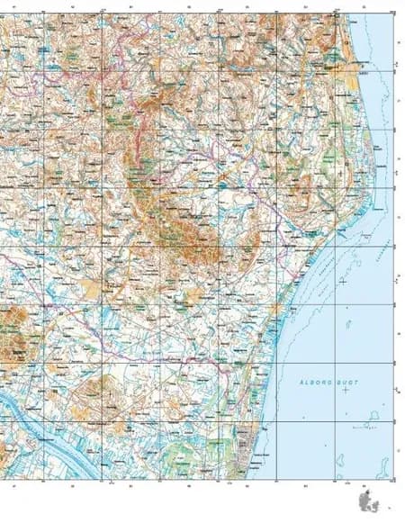 Trap Danmark. Kort over Brønderslev Kommune af Trap Danmark