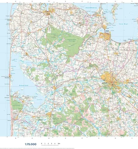 Trap Danmark: Kort over Holstebro Kommune af Trap Danmark