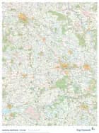 Trap Danmark: Falset kort over Herning Kommune af Trap Danmark